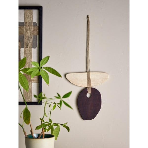 Fa fali dekoráció 30,5x33 cm Yoki – Bloomingville-image-1