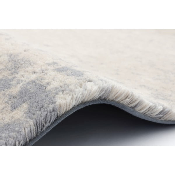 Szürke-krémszínű gyapjú szőnyeg 160x240 cm Bran – Agnella-image-2