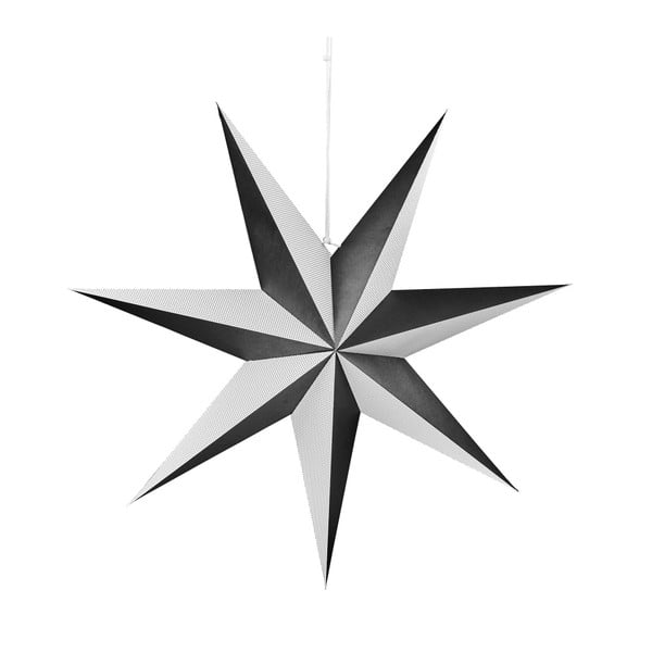 Magica fekete-fehér dekorációs papírcsillag, ⌀ 60 cm - Butlers