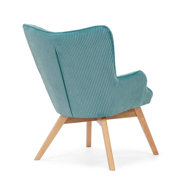 Türkiz kordbársony fotel Niko – Ropez-image-3