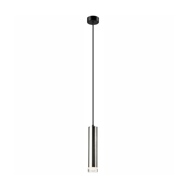Diego fekete-ezüstszínű függő mennyezeti lámpa - LAMKUR