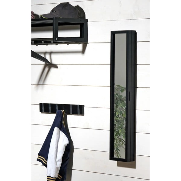 Fekete tölgyfa fali fogas Confetti – Rowico-image-2