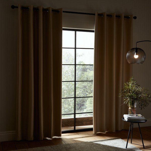 Aranyszínű sötétítő függöny szett 2 db-os 168x229 cm – Catherine Lansfield-image-3