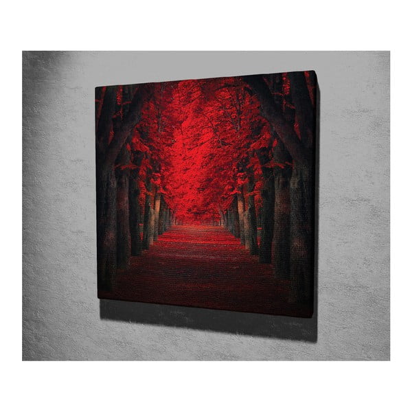 Red Trees vászon fali kép, 45 x 45 cm-image-2