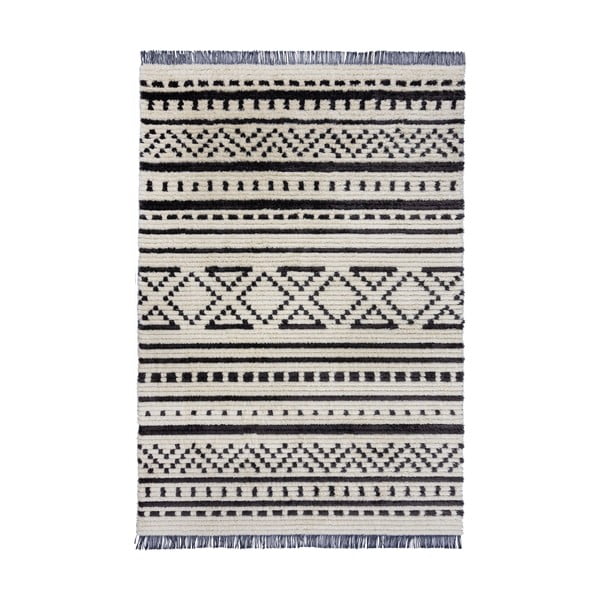 Fekete-fehér szőnyeg 120x170 cm Sabri – Flair Rugs