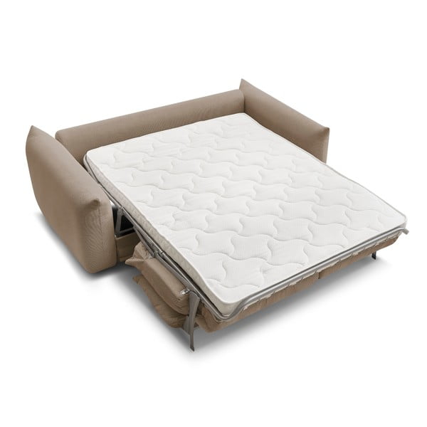 Bézs kinyitható kanapé 214 cm Ernest – Bobochic Paris-image-4