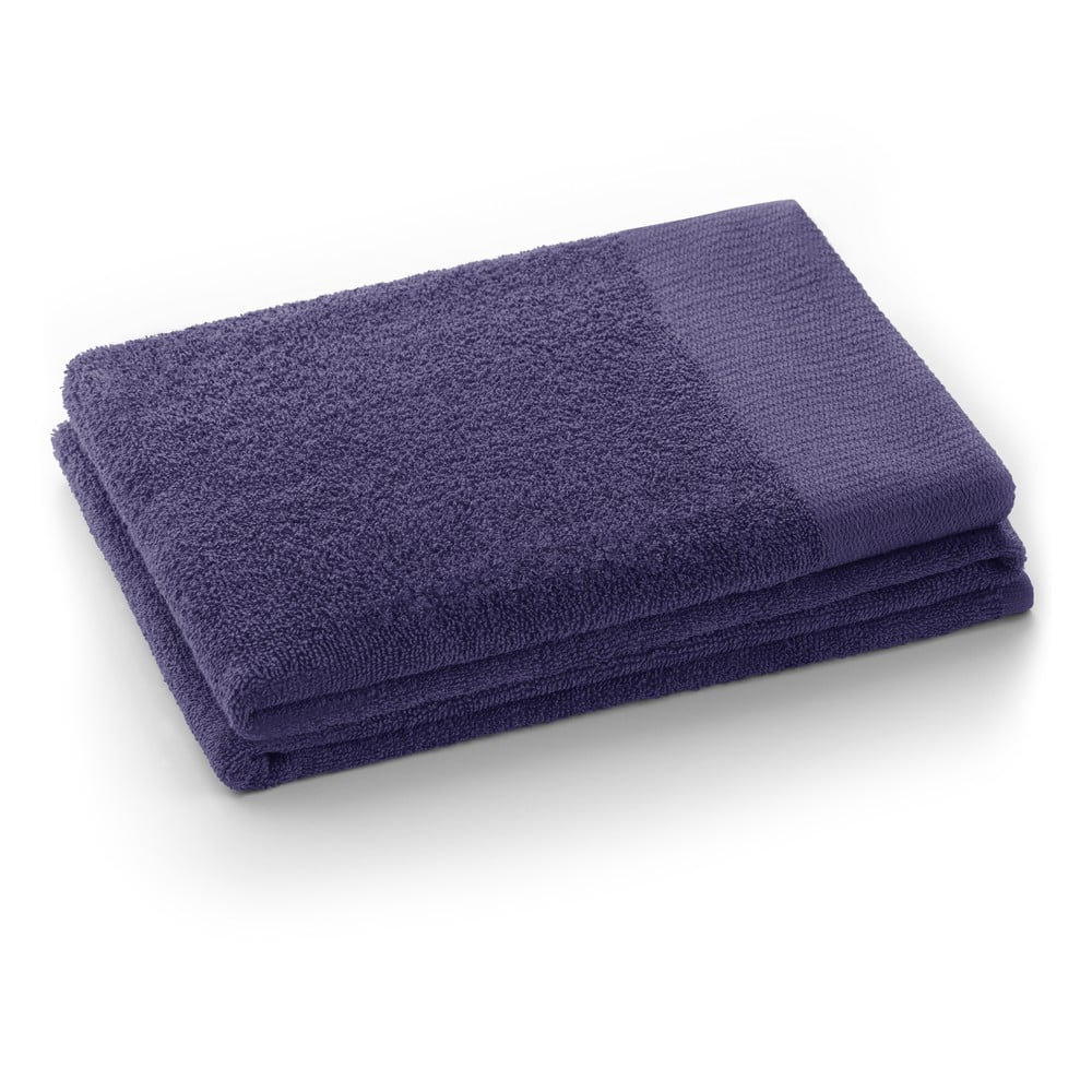 Lila frottír pamut törölköző 30x50 cm Amari  Restilo