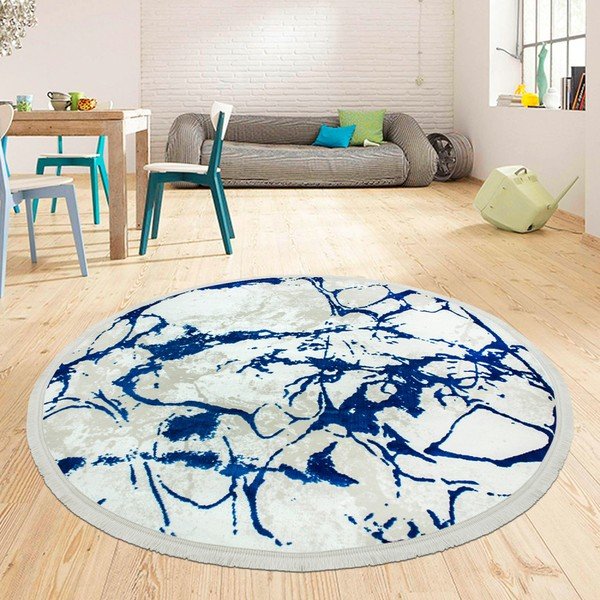 Extravagante Azul szőnyeg, ⌀ 150 cm