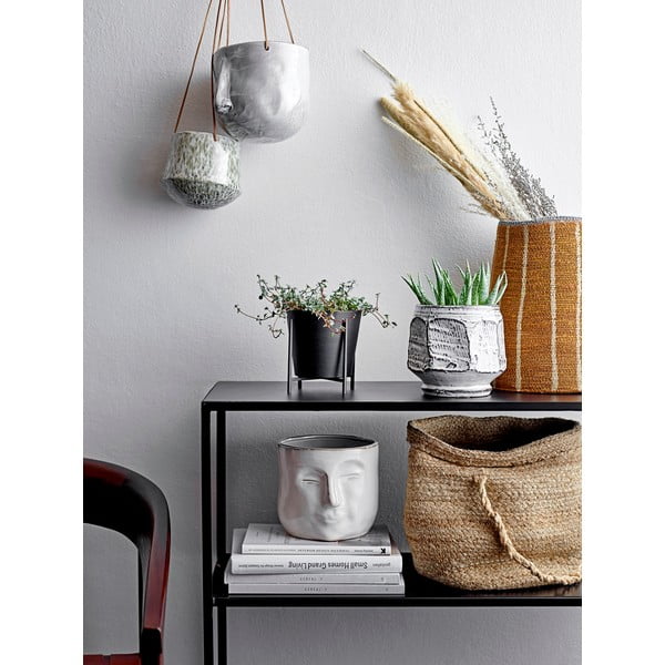 Ignacia fehér terrakotta virágcserép, magasság 15,5 cm - Bloomingville-image-1