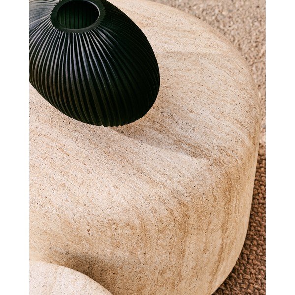 Beton kerek kerti kisasztal ø 60 cm Drasi – Kave Home-image-2