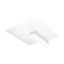 Fehér mennyezeti lámpa üveg búrával 40x47.5 cm Parola – Sollux