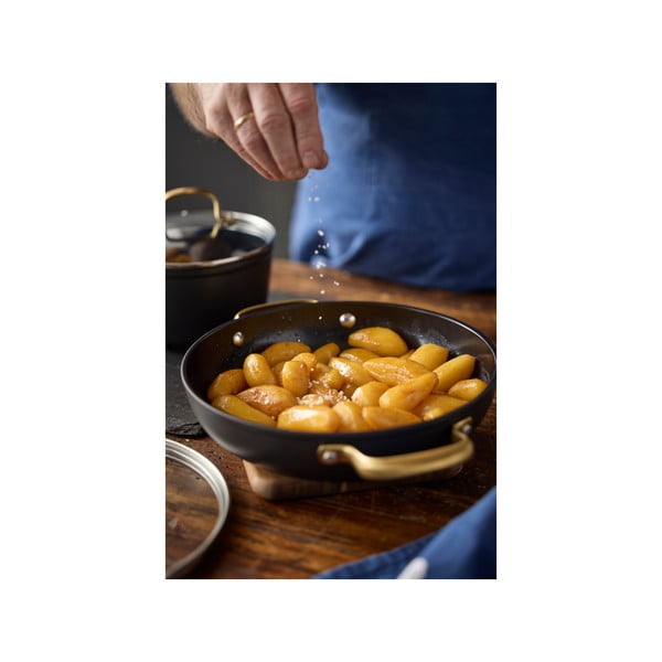 Indukciós tűzhelyhez alkalmas alumínium edény fedővel, tapadásmentes felülettel 2,6 l – Holm-image-4