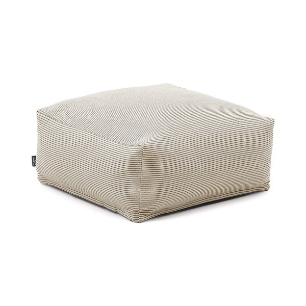 Bézs puff Famara – Kave Home