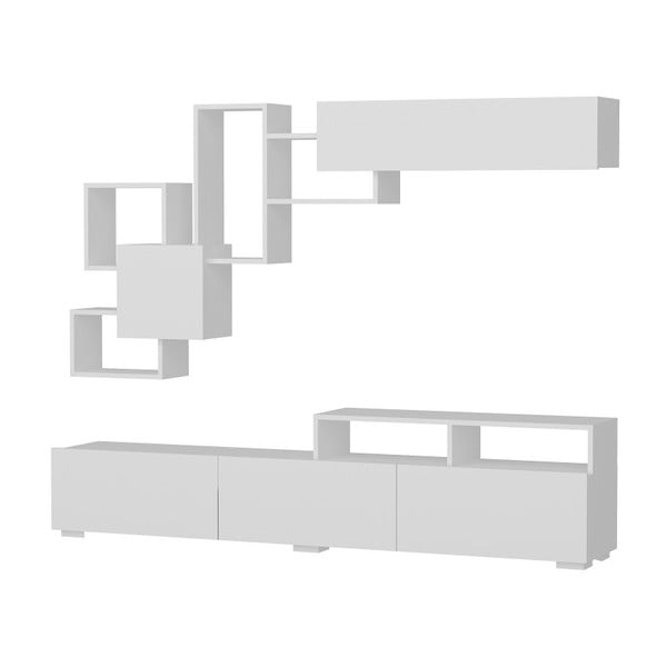 Fehér nappali bútor szett 210x47 cm Elit - Woody Fashion
