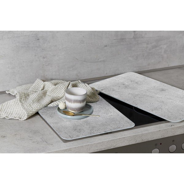 Edzett üveg tűzhely fedőlap szett 2 db-os 40x52 cm Universal – Wenko-image-1