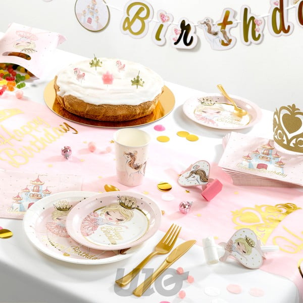 Szalvéta szett 20 db-os 33x33 cm Princess Horse – Homéa-image-1