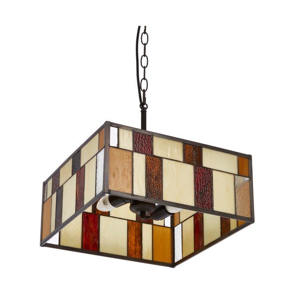 Fém függőlámpa üveg búrával Waldorf – Premier Housewares-image-2