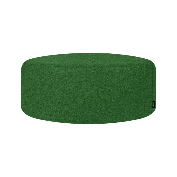 Zöld gyapjú puff Folk – noo.ma