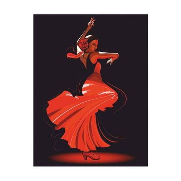 Tango vászon fali kép, 30 x 40 cm