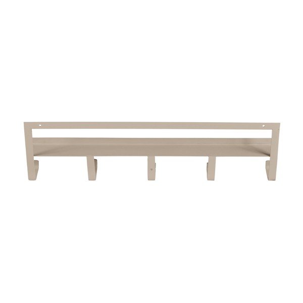 Bézs fali fogas polccal 50 cm Quinn – WOOOD-image-3