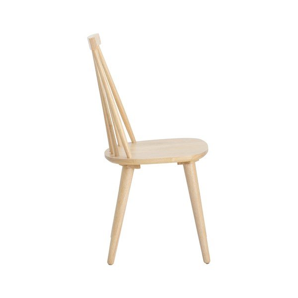 Világos natúr színű kaucsukfa bárszék szett 2 db-os (ülésmagasság 45 cm) Jolina – Ellos Home-image-2