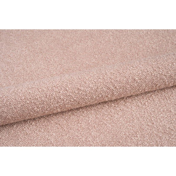 Rózsaszín buklé puff Molino – Micadoni Home-image-3
