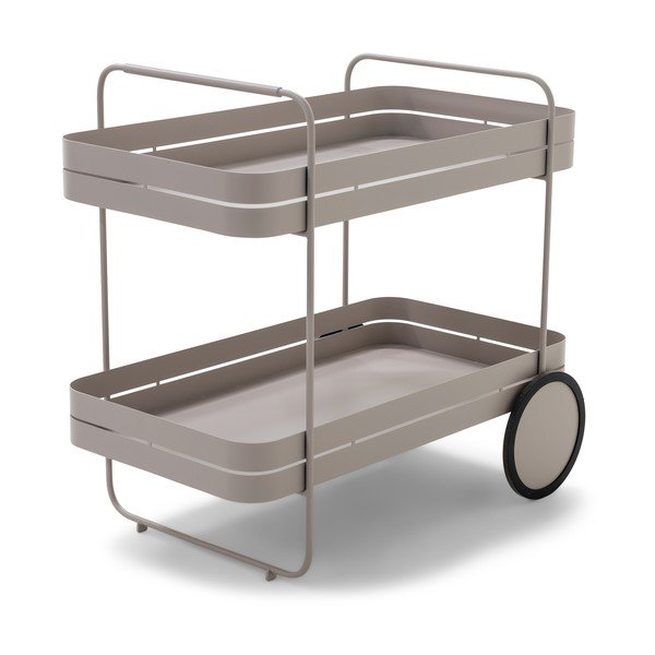 Fém gurulós zsúrkocsi 74x42 cm Gin & Trolley – Spinder Design