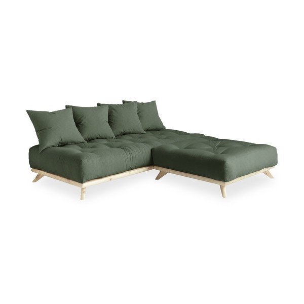 Senza Natural Clear/Olive Green kanapé - Karup Design-image-4