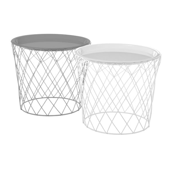 Basket 2 darab rakodóasztal levehető asztallappal - Unimasa