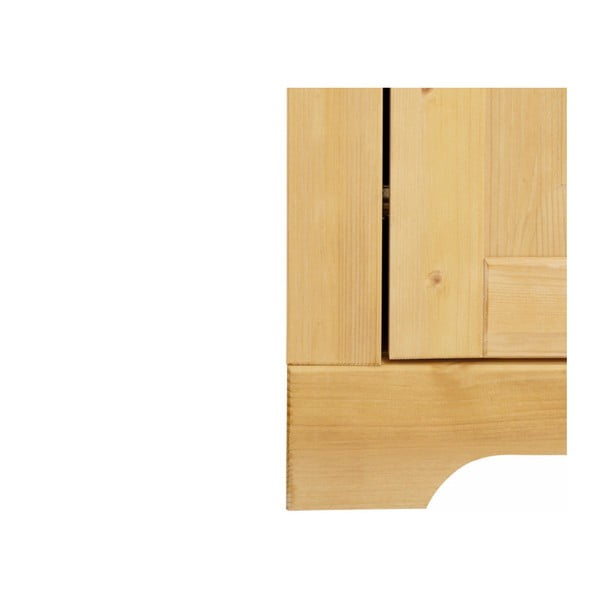 Natúr színű borovi fenyő tálalószekrény 180x35 cm Lisa – Støraa-image-4