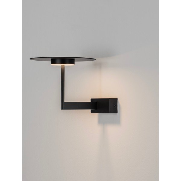 Matt fekete alumínium LED fali lámpa Tovi – Nova Luce-image-1