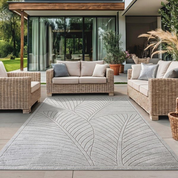 Ezüstszínű kültéri-beltéri szőnyeg 120x170 cm Nova 1203 – Ayyildiz Carpets-image-1
