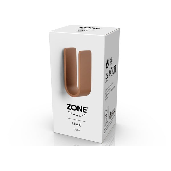 Terrakotta színű fali fém akasztó Ume – Zone-image-3