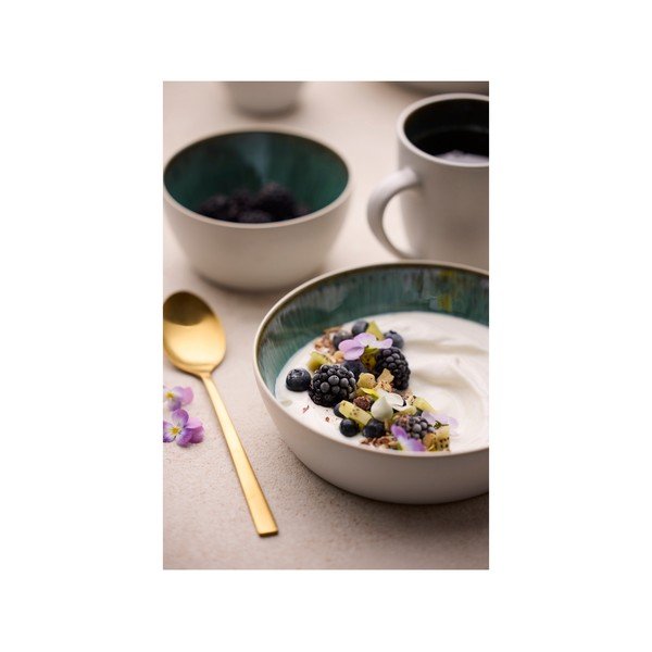 Fehér-zöld kerámia bögre 300 ml Gastro White/Green – Bitz-image-4