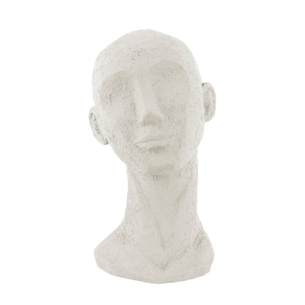 Face Art elefántcsont fehér szobor, magasság 28,4 cm - PT LIVING-image-1