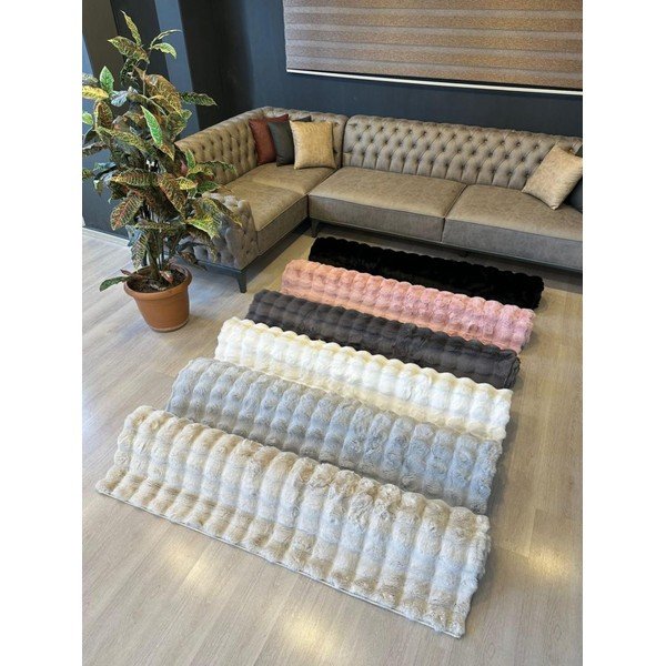 Fekete mosható szőnyeg 150x230 cm Bubble Black – Mila Home-image-4