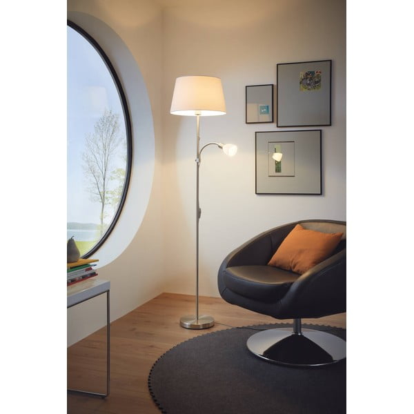 Szürke állólámpa üveg búrával-textil búrával (magasság 170 cm) CONESA – EGLO-image-1