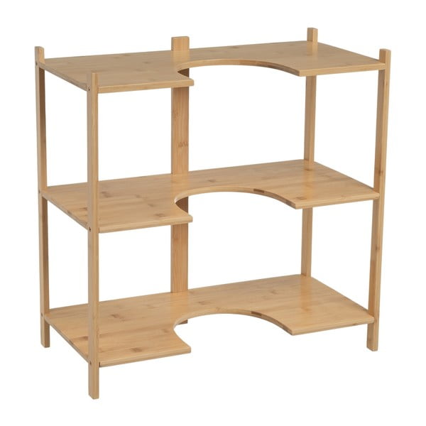 Natúr színű bambusz mosdó alatti szekrény 60x60 cm – Casa Selección-image-1