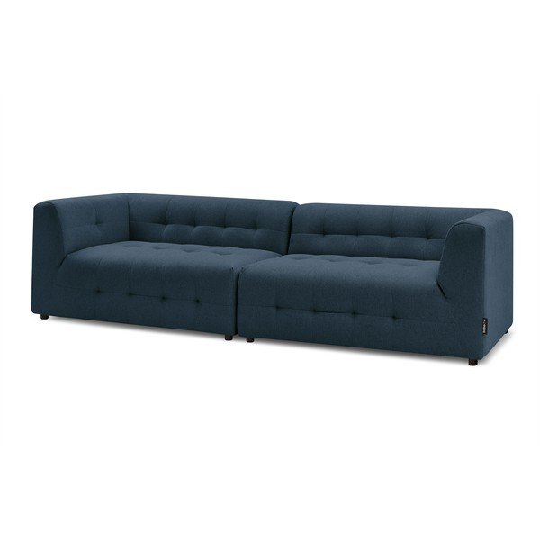 Sötétkék kanapé 324 cm Kleber - Bobochic Paris-image-3