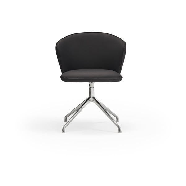 Fekete kárpitozott étkezőfotel szett 2 db-os Add – Teulat-image-1