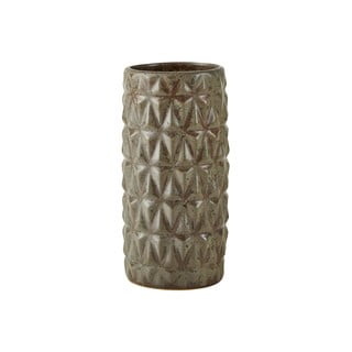 Szürke agyagkerámia váza, magasság 22 cm - Villa Collection