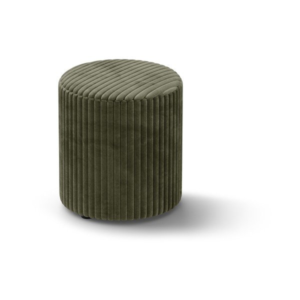 Zöld kordbársony puff Dia – Micadoni 