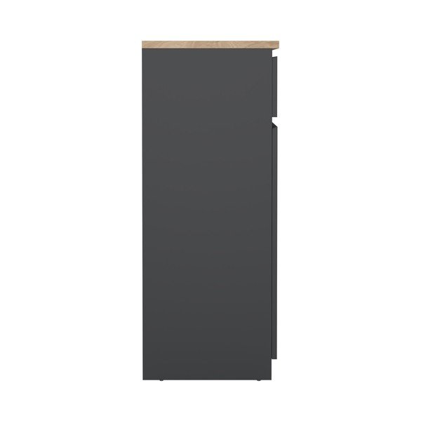 Sötétszürke komód 80x100x40 cm Naia – Tvilum-image-4