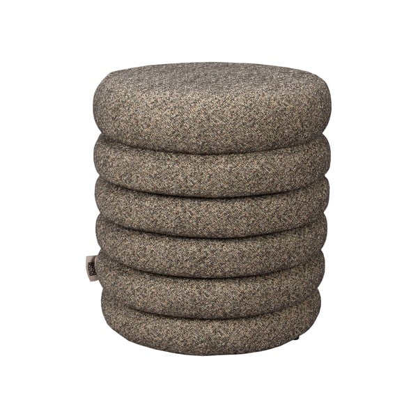 Barna buklé puff Fern – Dutchbone