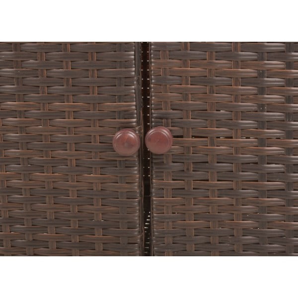 Műrattan kerti tárolóasztal 90x50 cm Padua – Garden Pleasure-image-3