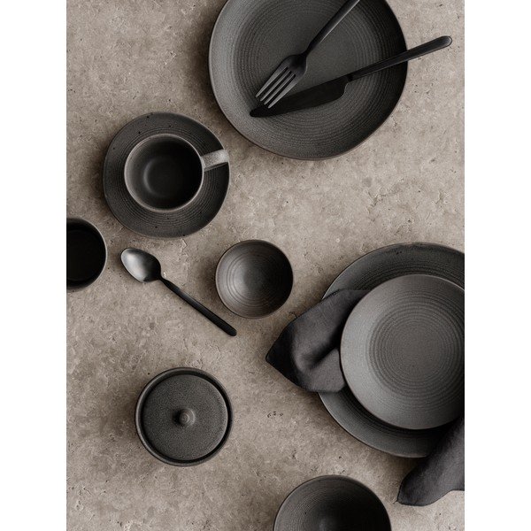 Sötétbarna kerámia tálka ø 17 cm KUMI – Blomus-image-3