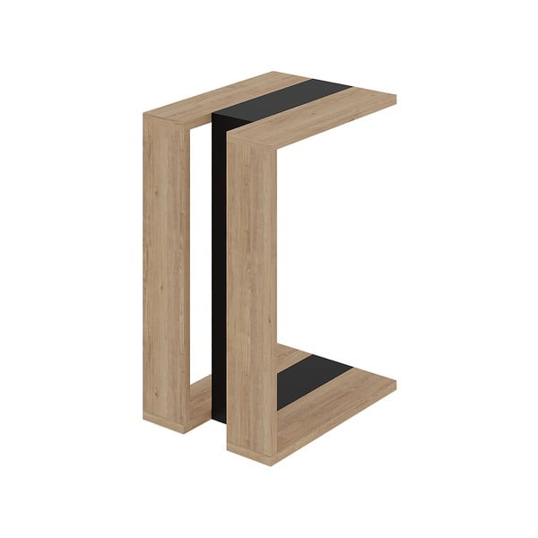 Tárolóasztal tölgyfa dekorral 40x30 cm Macha – Marckeric-image-2