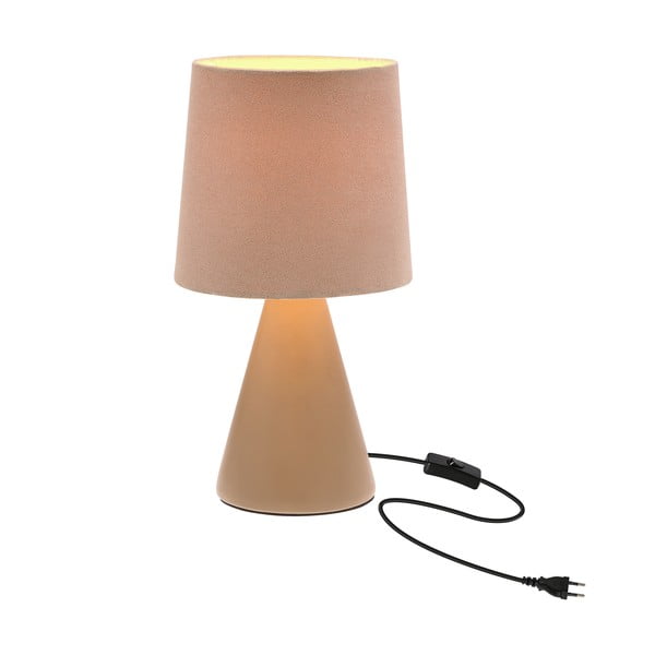 Bézs asztali lámpa textil búrával (magasság 24,5 cm) Satti – Candellux Lighting-image-4