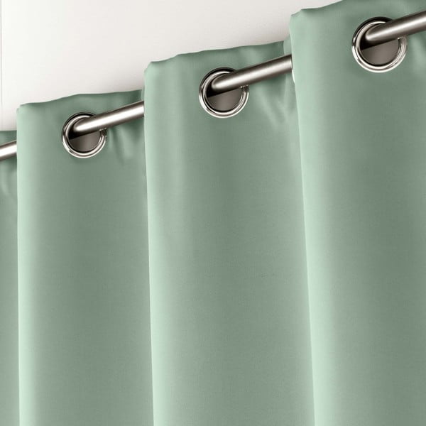 Világoszöld sötétítő függöny 135x180 cm Occult – douceur d'intérieur-image-1
