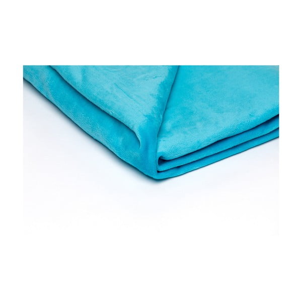 Kék mikroplüss takaró 150x200 cm Micro – My House-image-1